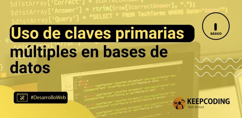 Uso de claves primarias múltiples en BD