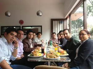 Curso iOS Colombia Recargar energías... Fundamental tras 10 horas seguidas de curso a 2000m de altitud.