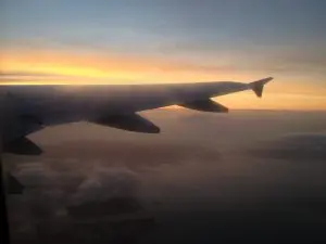 git Así amanecía el 2013 desde el Airbus de TAP.