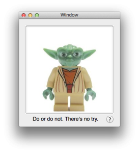 “Size matters not, ... Look at me. Judge me by size, do you?” “Size matters not, ... Look at me. Judge me by size, do you?” - Auto Layout