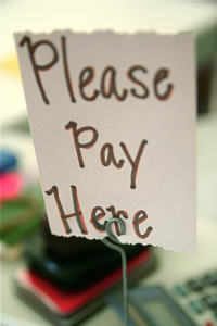 Please pay here