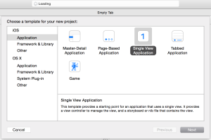 Como crear una App Vacía en Xcode 6.1 1 Single View Application_crear una App Vacía en Xcode 6.1