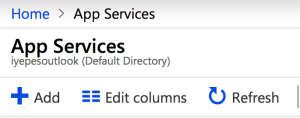 Web Apps en Azure