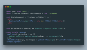 Recompose: composición de componentes en React 4 Recompose en REACT