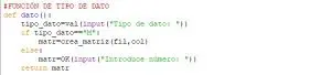 calculadora de matrices con numpy