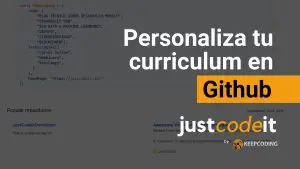 curriculum personalizado en GitHub