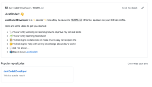 curriculum personalizado en GitHub