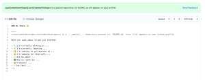 curriculum personalizado en GitHub