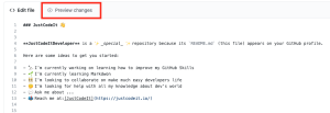 curriculum personalizado en GitHub