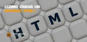 Aquí te explicaremos cómo. puedes crear un archivo HTML para tu desarrollo web