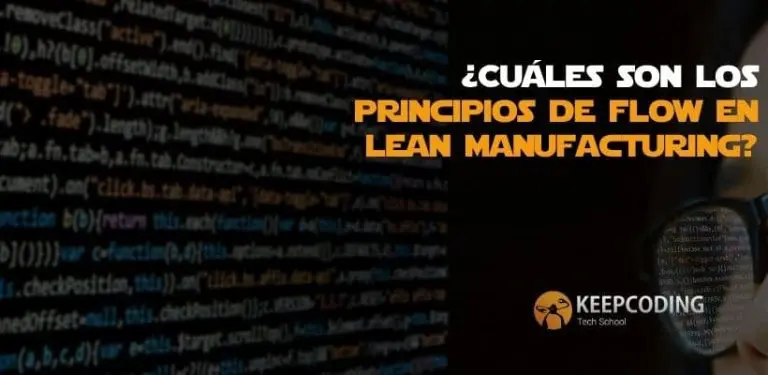 principios de flow en lean manufacturing