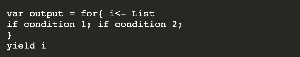 ¿Qué es y cómo se usa for loops en Scala? 11 for loops en scala