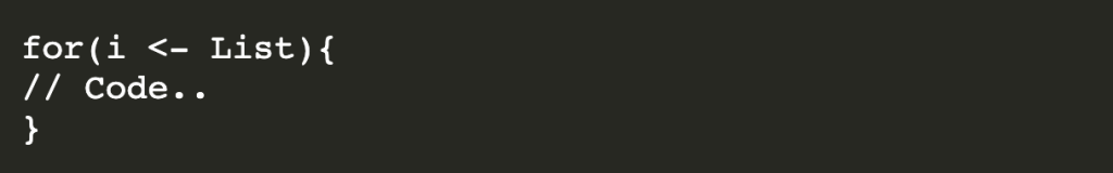 ¿Qué es y cómo se usa for loops en Scala? 6 for loops en scala