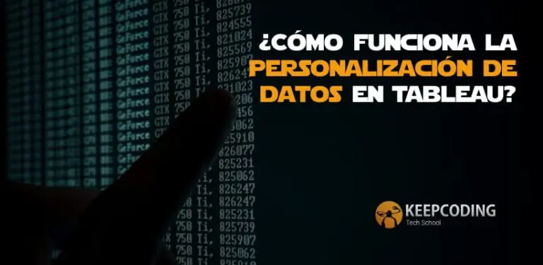 ¿Cómo funciona la personalización de datos en Tableau?
