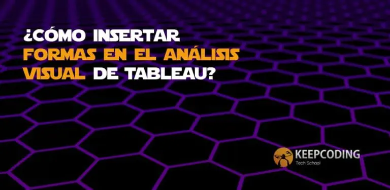 ¿Cómo insertar formas en el análisis visual de Tableau?