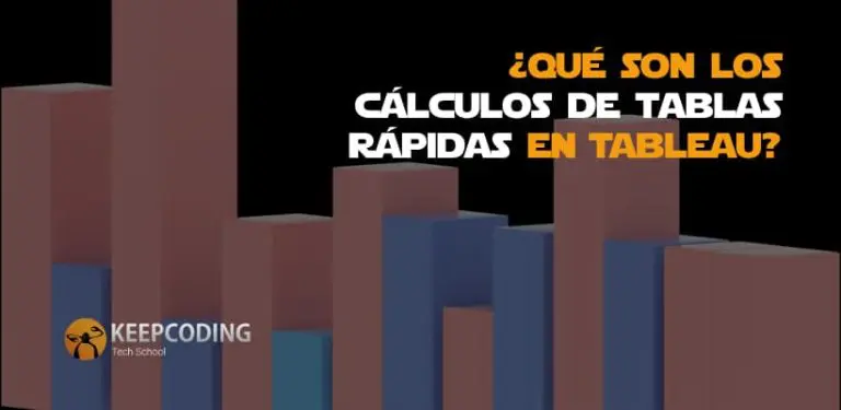 ¿Qué son los cálculos de tablas rápidas en Tableau?