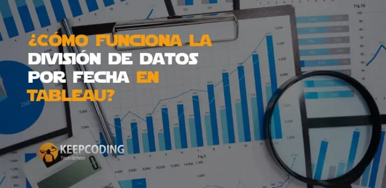 ¿Cómo funciona la división de datos por fecha en Tableau?