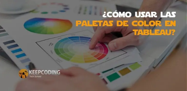 ¿Cómo usar las paletas de color en Tableau?