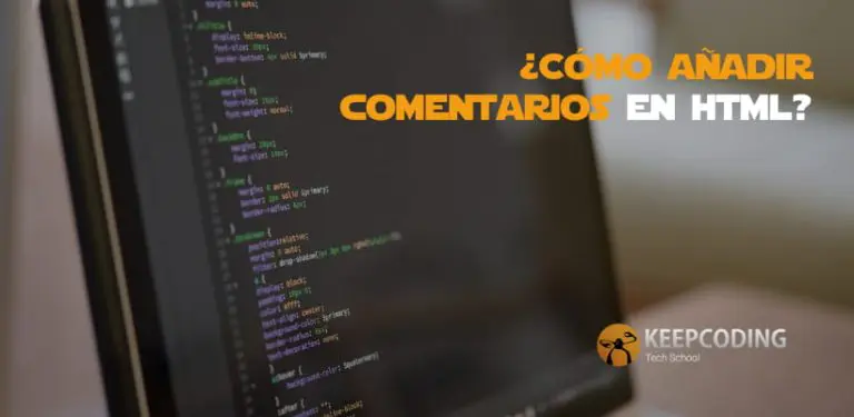 cómo añadir comentarios en HTML
