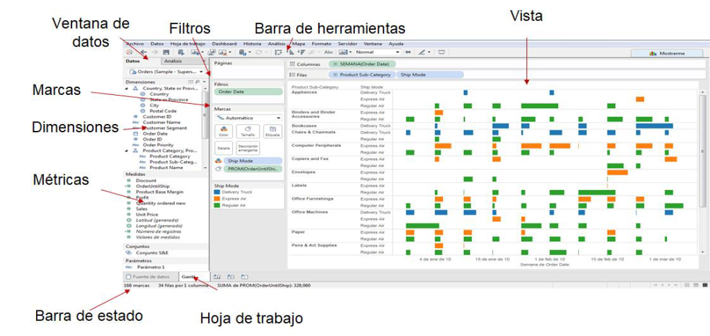 ¿Cómo usar filtros en Tableau? 1 filtros en Tableau