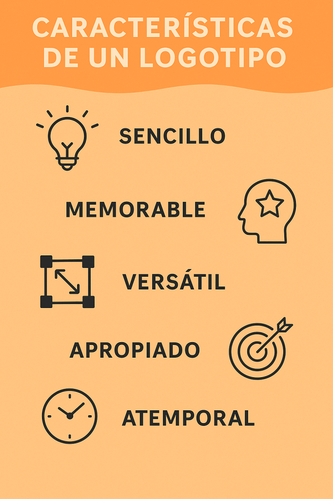 Las 10 características de un logotipo: ¿Cómo crear una identidad visual memorable en 2025? 1 características de un logotipo
