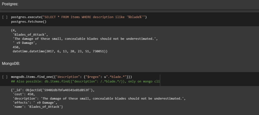 Query en bases de datos SQL y NoSQL 3 Query en bases de datos SQL y NoSQL