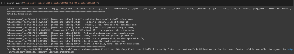 tipos de búsqueda en ElasticSearch