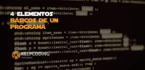 4 elementos básicos de un programa