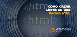 Cómo crear listas en HTML