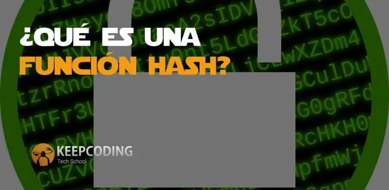 Qué es una función hash