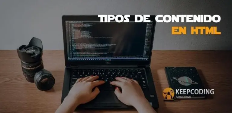 Tipos de contenido en HTML