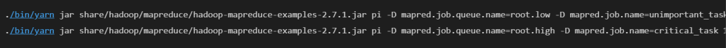 Configurar colas de procesamiento en Hadoop 5 colas de procesamiento en Hadoop