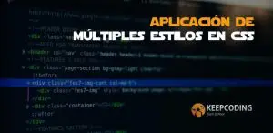 Aplicación de múltiples estilos en CSS