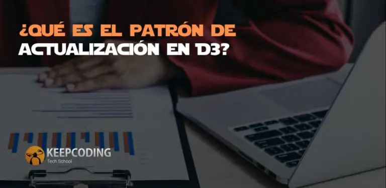 ¿Qué es el patrón de actualización en D3?