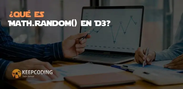 ¿Qué es Math.random() en D3?