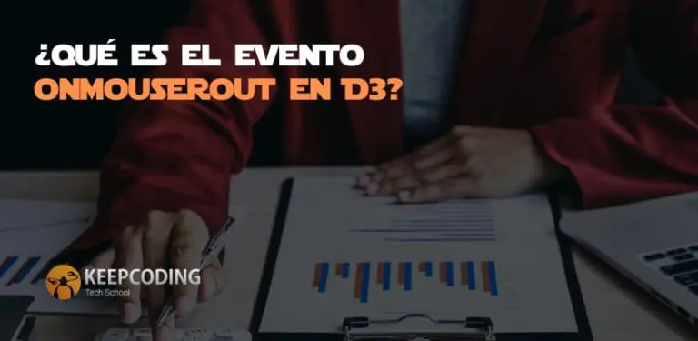¿Qué es el evento onmouserout en D3?