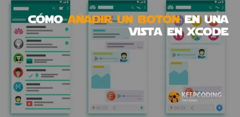 cómo añadir un botón en una vista en Xcode