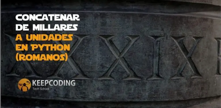 Concatenar de millares a unidades en Python