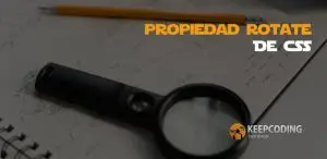Propiedad rotate de CSS