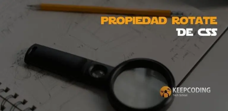 Propiedad rotate de CSS