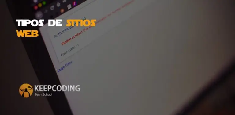 tipos de sitios web