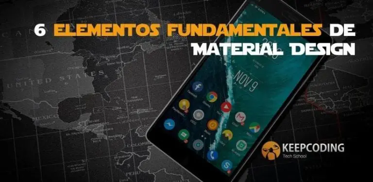6 elementos fundamentales de Material Design