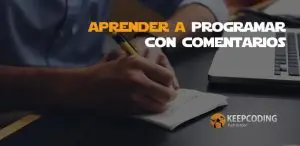 Aprender a programar con comentarios