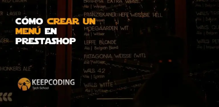 Cómo crear un menú en prestashop