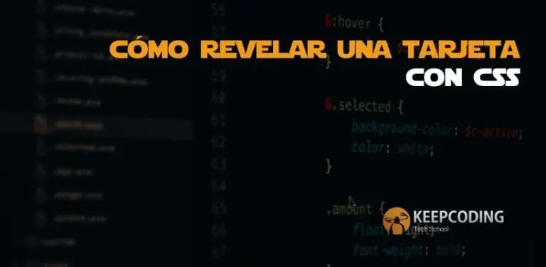 Cómo revelar una tarjeta con CSS