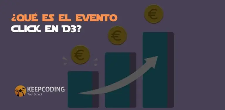¿Qué es el evento click en D3?