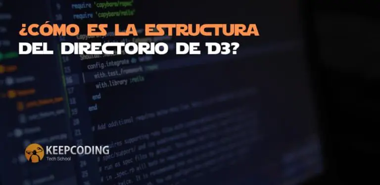 ¿Cómo es la estructura del directorio de D3?