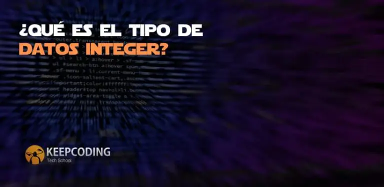 ¿Qué es el tipo de datos integer?