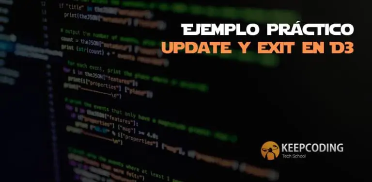 Ejemplo práctico update y exit en D3
