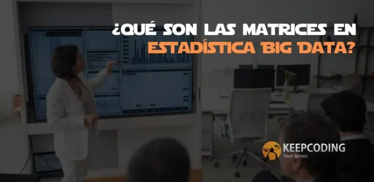 ¿Qué son las matrices en estadística Big Data?